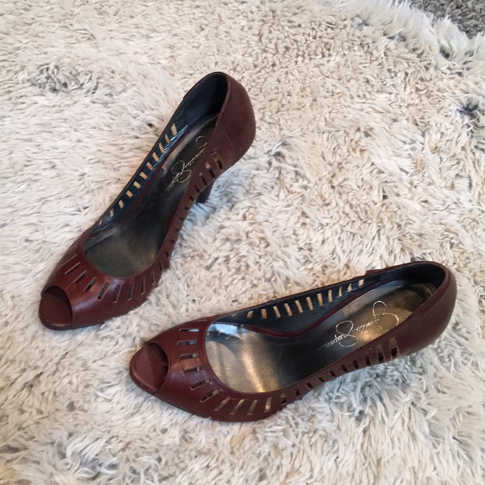 Jessica Simpson Peep Toe Heels